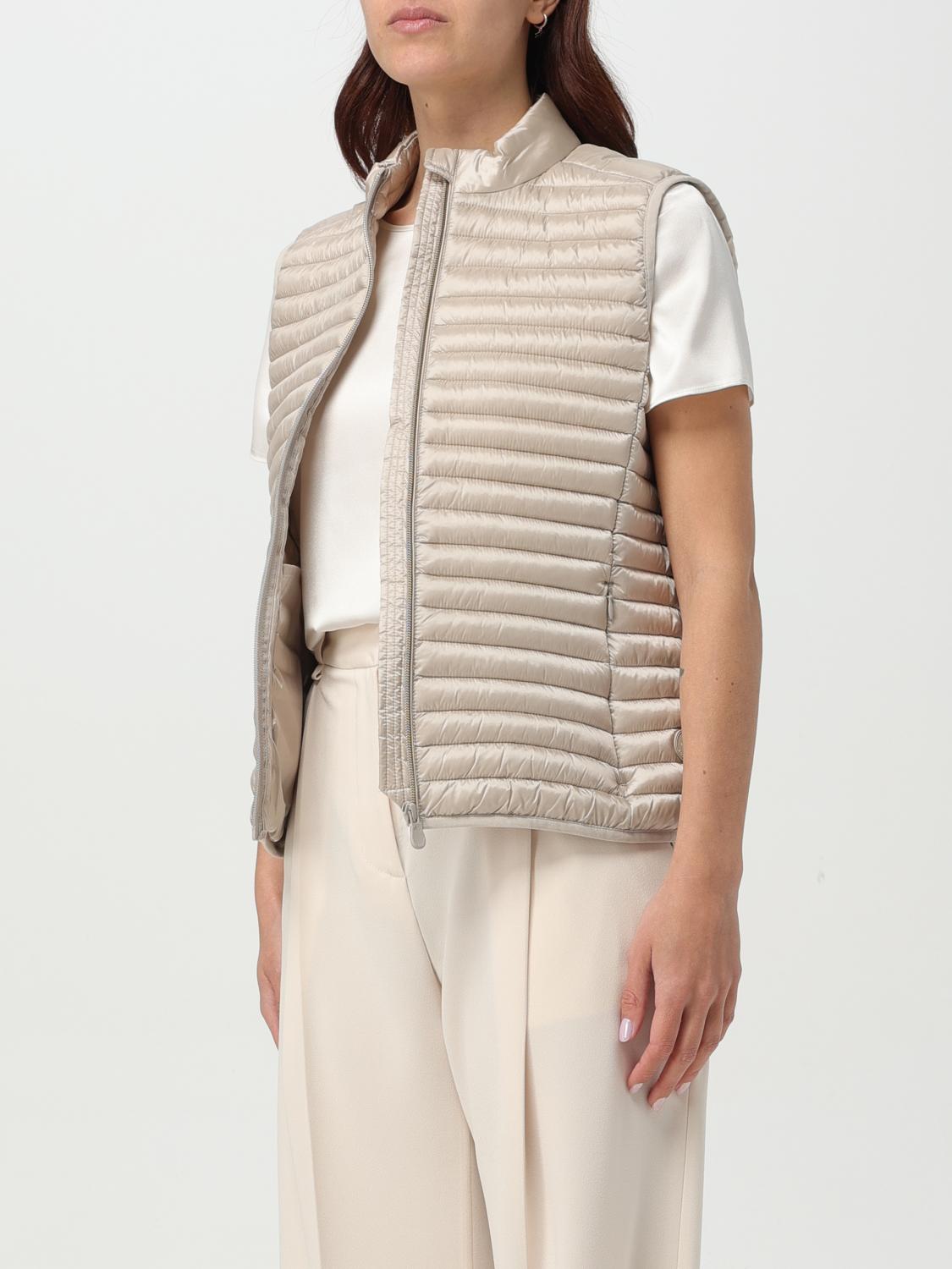 SAVE THE DUCK CHALECO: Chaleco mujer Save The Duck, Beige - Img 3