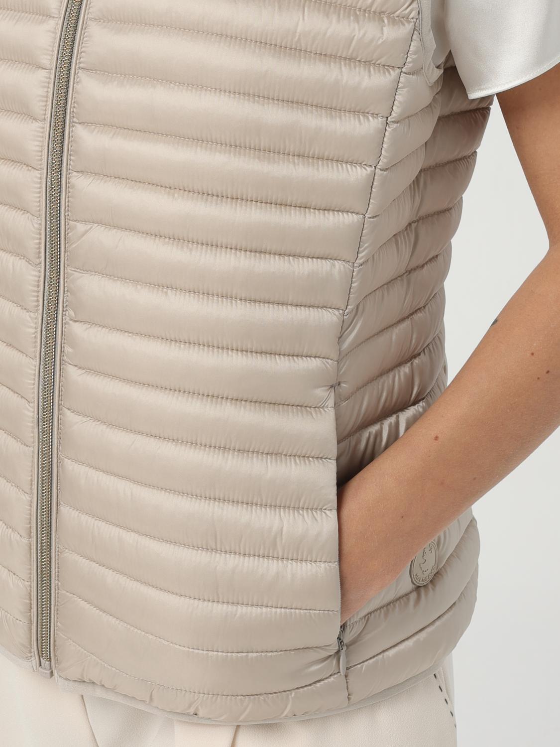 SAVE THE DUCK CHALECO: Chaleco mujer Save The Duck, Beige - Img 4
