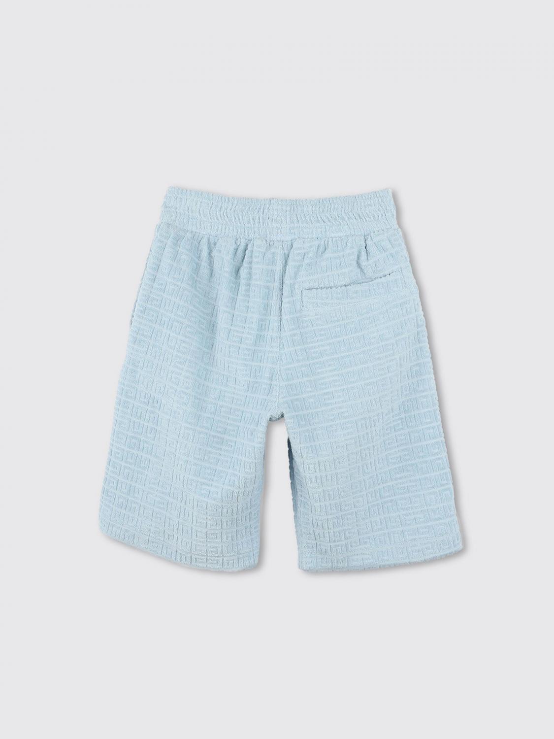 GIVENCHY SHORTS: Givenchy boys' Bermuda shorts, Blue - Img 2