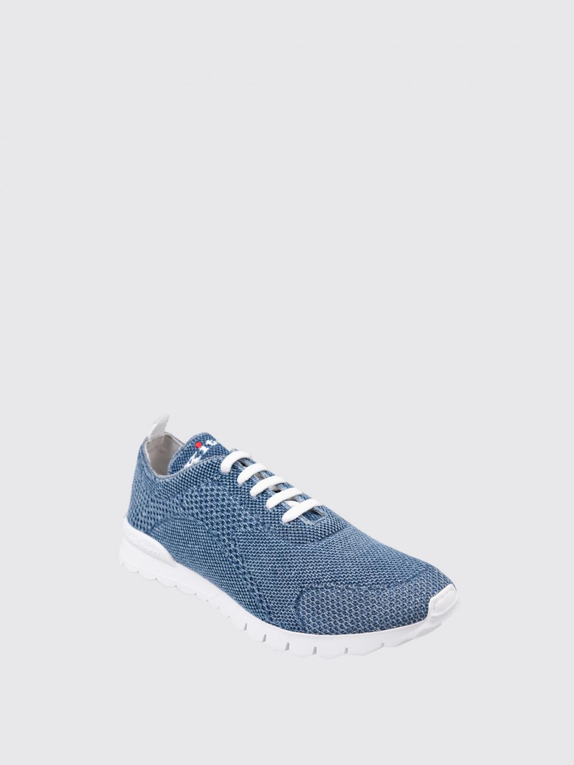 KITON SNEAKERS: Sneakers Kiton in maglia di cotone , Blue - Img 2