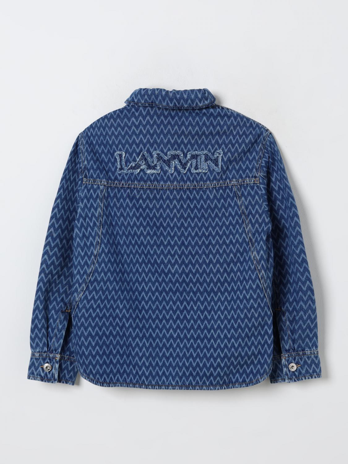 LANVIN CHEMISE: Chemise enfant Lanvin, Bleu - Img 2