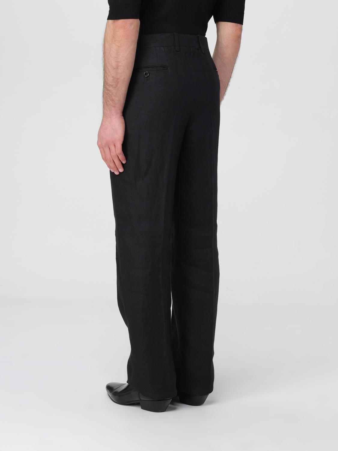LARDINI パンツ: パンツ メンズ Lardini, ブラック - Img 2
