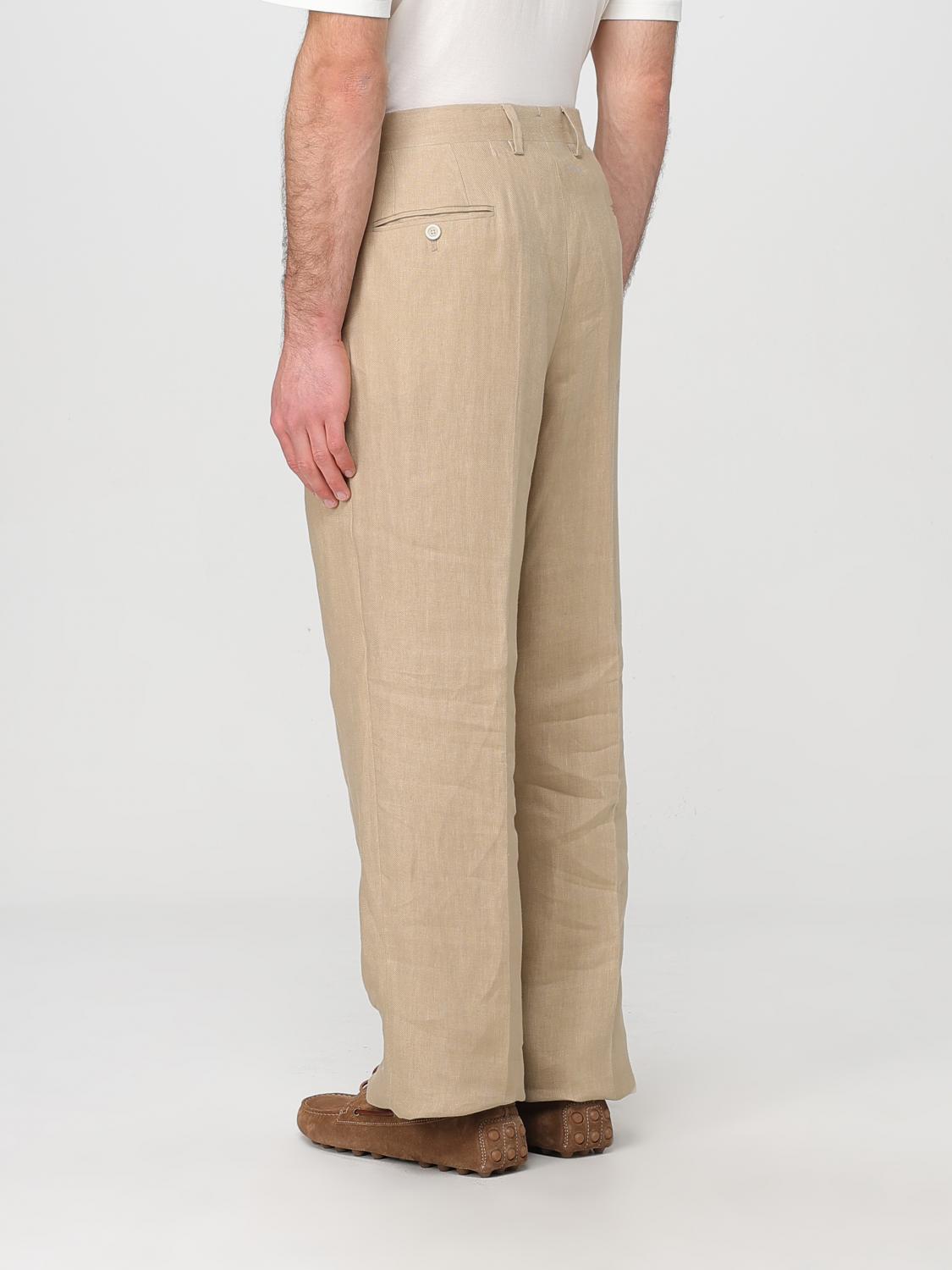 LARDINI PANTS: Pants men Lardini, Brown - Img 3