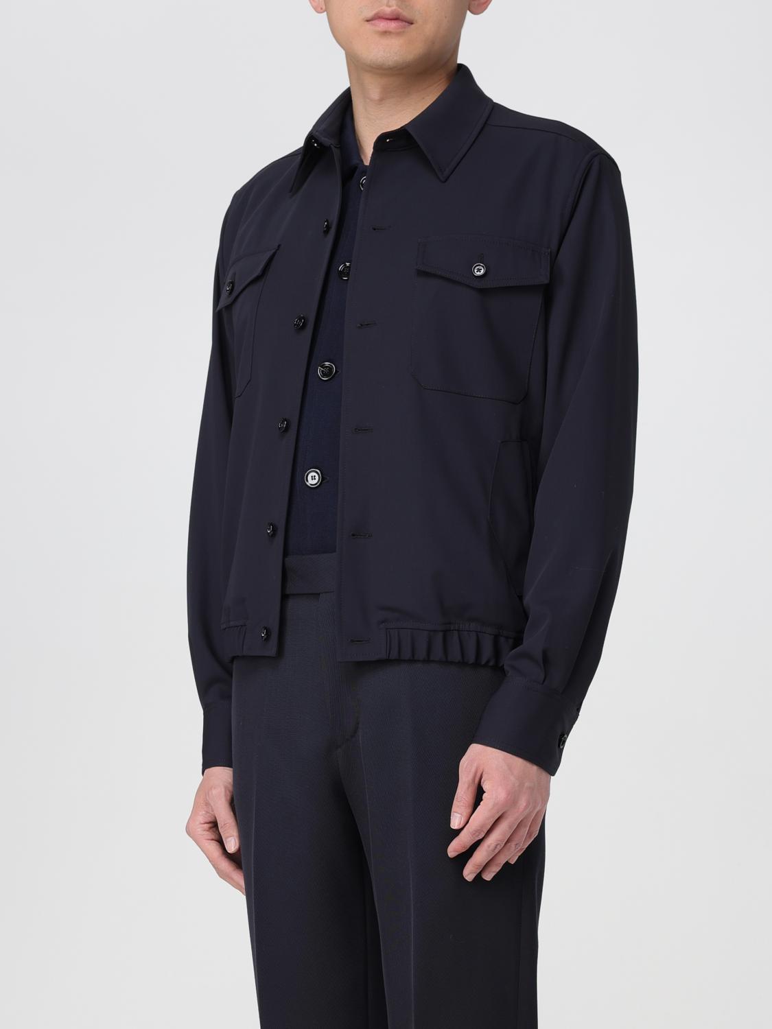 LARDINI JACKET: Jacket men Lardini, Blue - Img 4