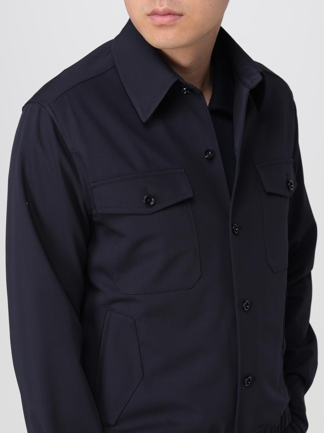 LARDINI JACKET: Jacket men Lardini, Blue - Img 5