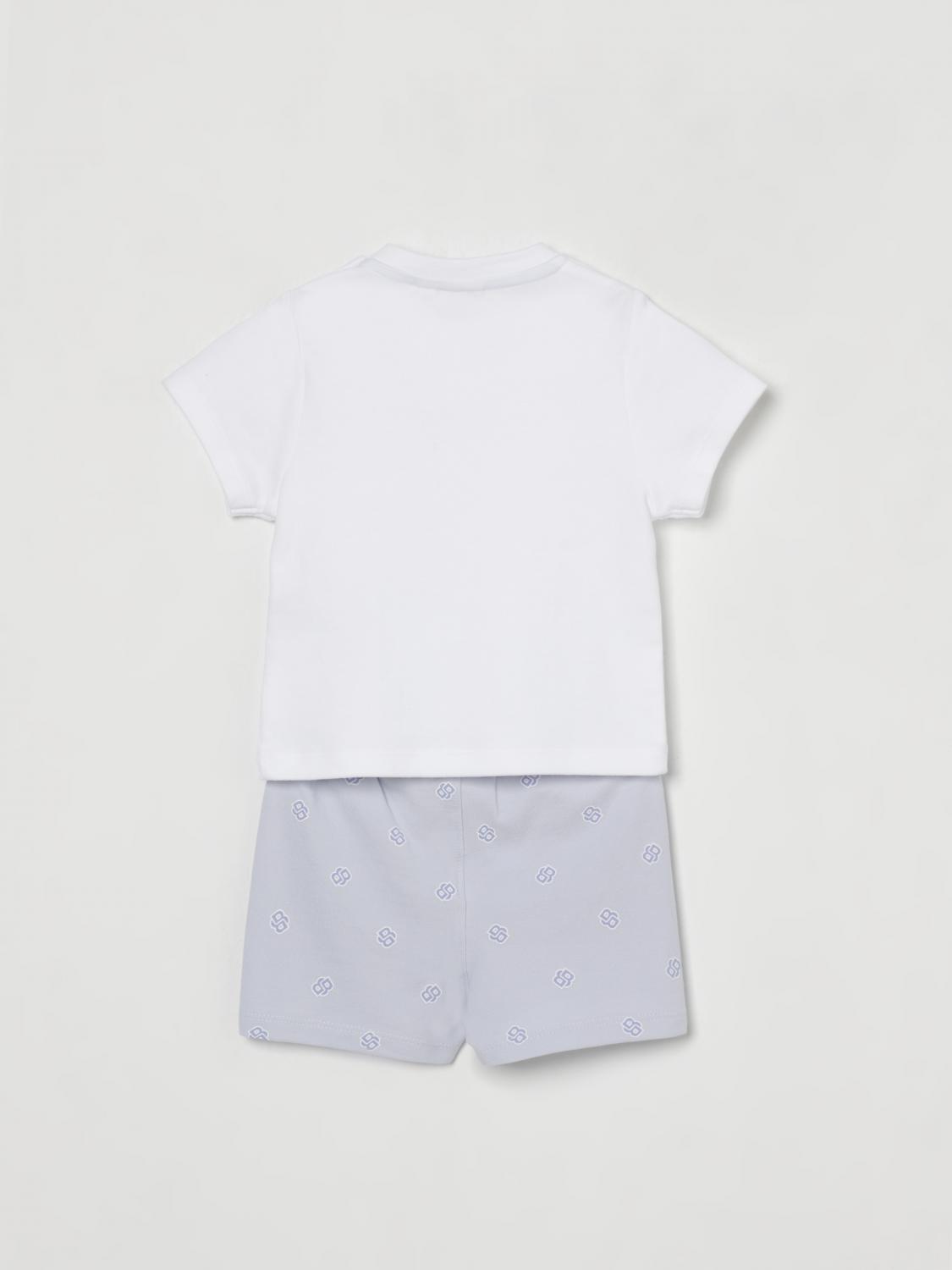 BOSS JUMPSUIT: Romper kids Boss, White - Img 2