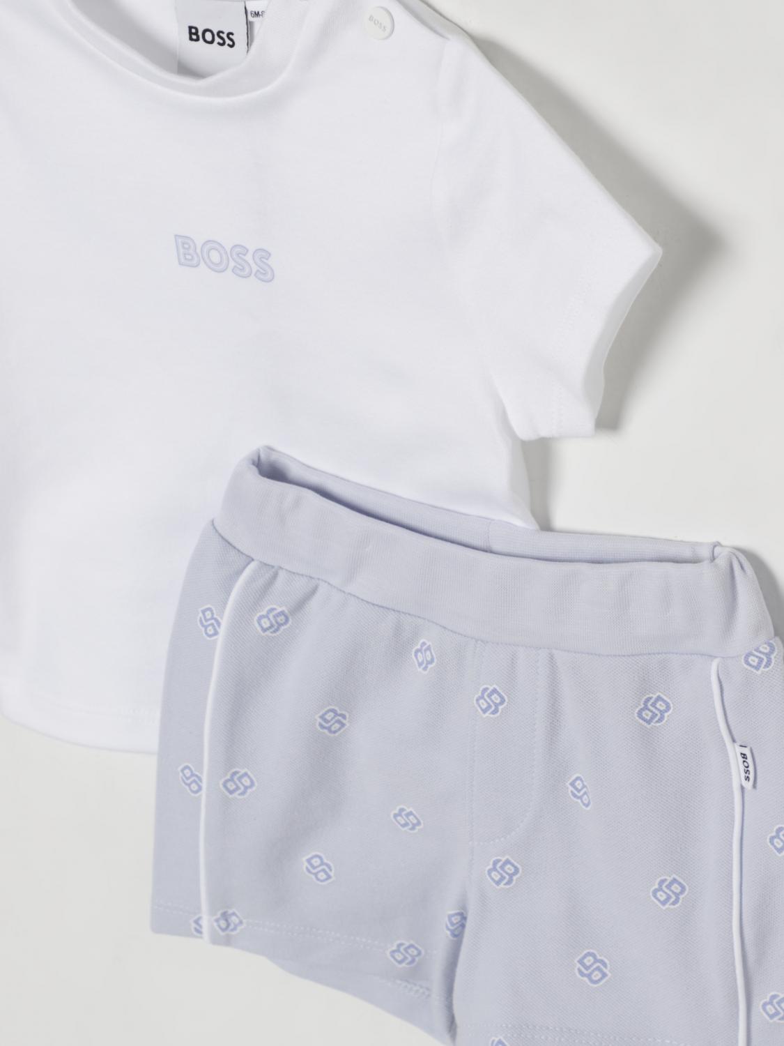 BOSS JUMPSUIT: Romper kids Boss, White - Img 3
