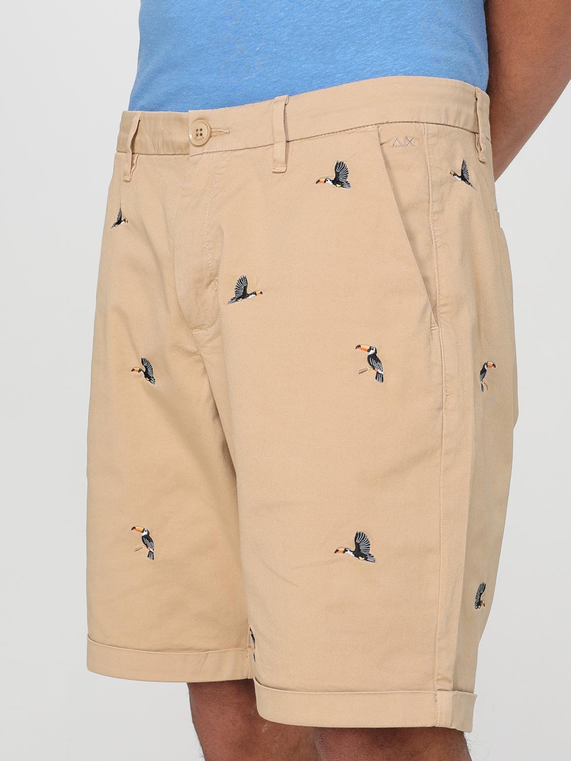 SUN68 SHORTS: Short men SUN68, Beige - Img 3