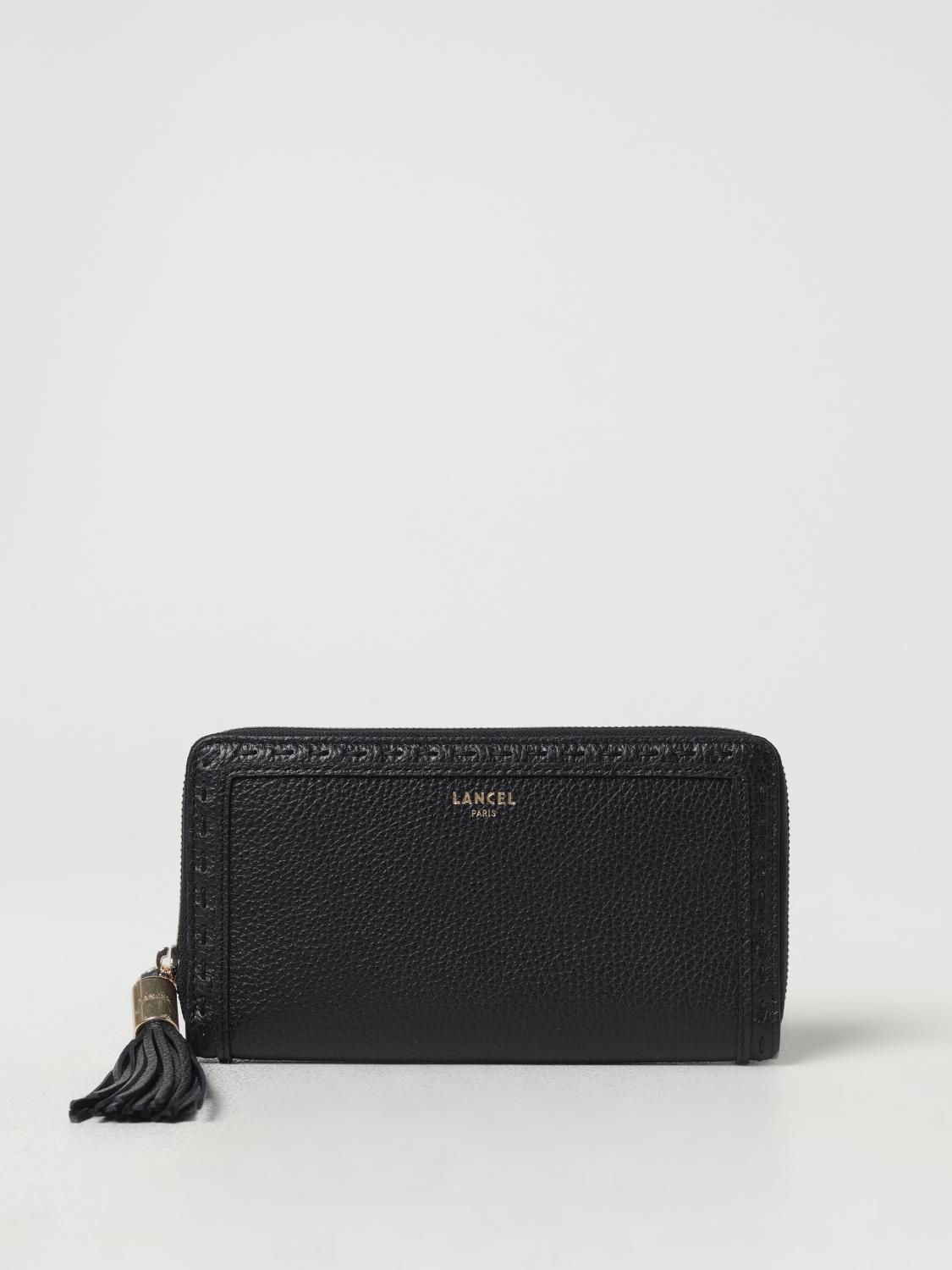 LANCEL PORTAFOGLIO: Portafoglio Lancel in pelle martellata , Nero - Img 1