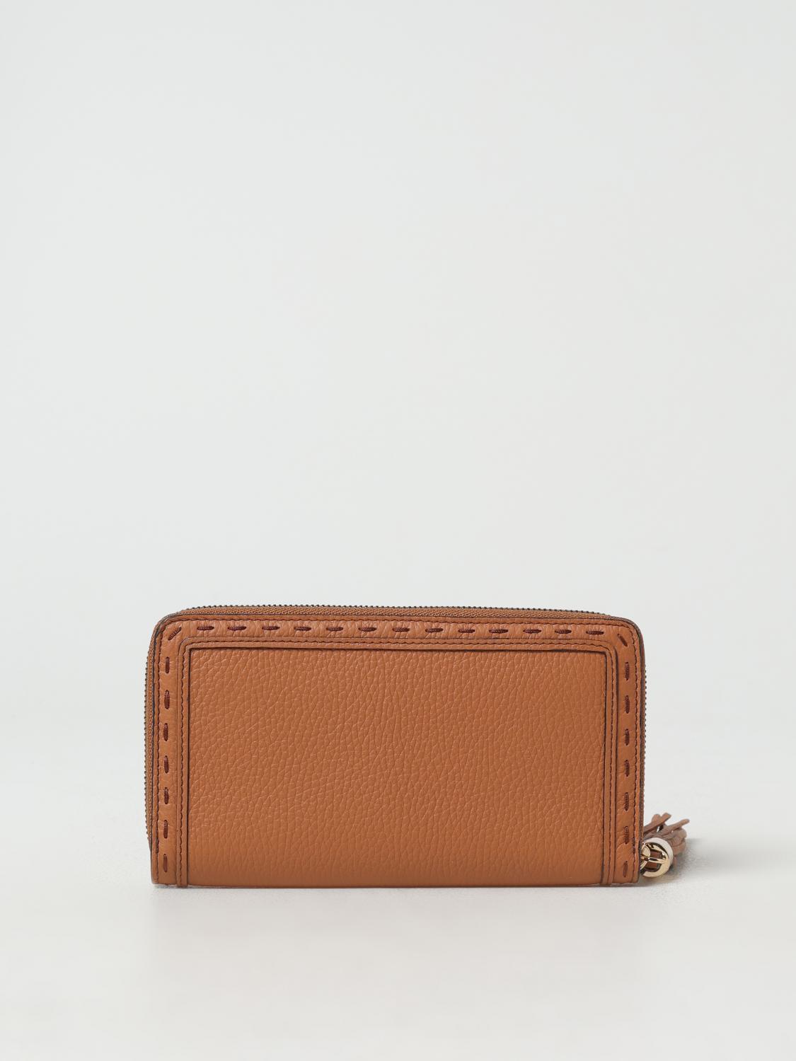 LANCEL PORTAFOGLIO: Portafoglio Lancel in pelle martellata , Cammello - Img 3