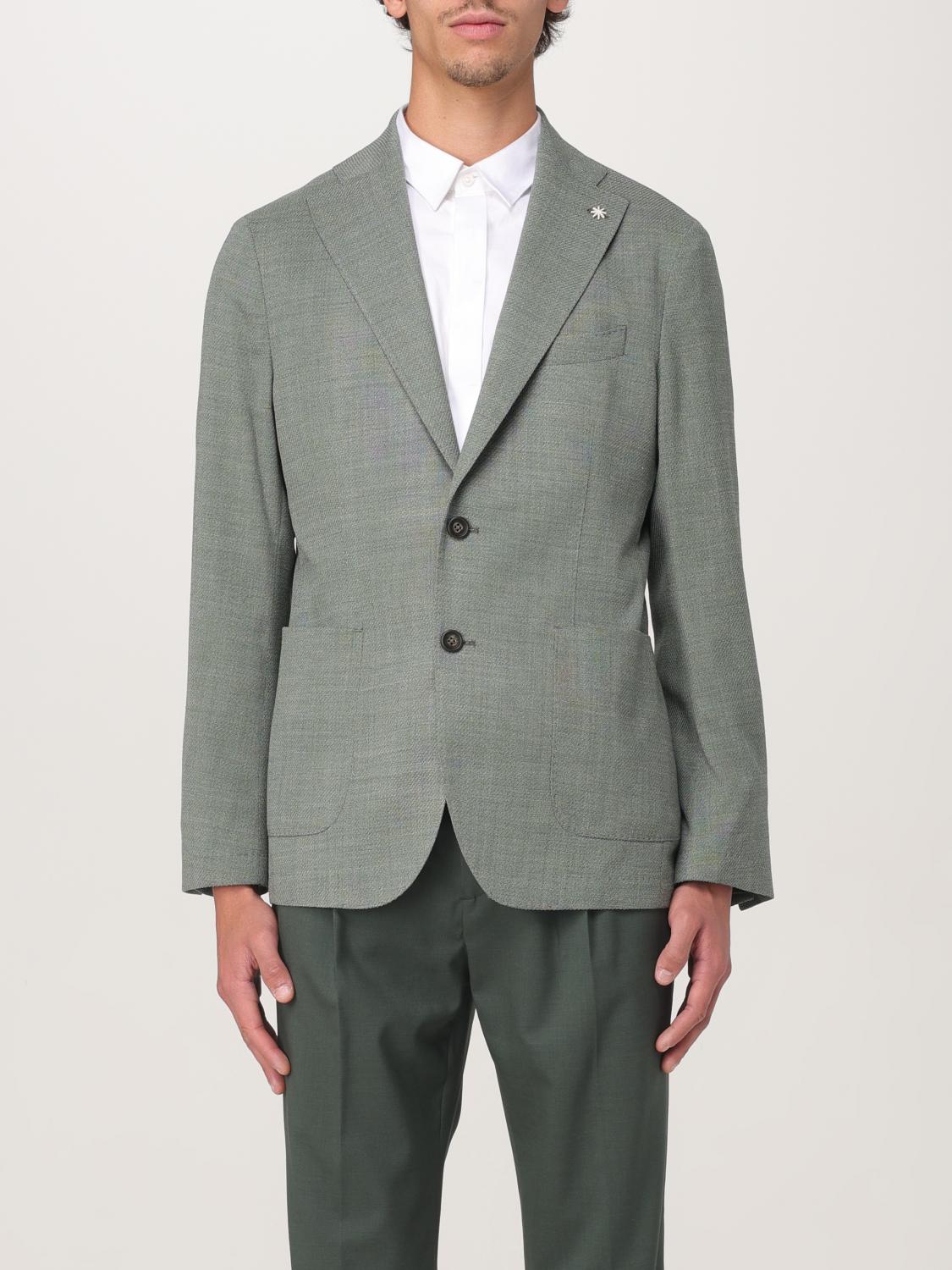 MANUEL RITZ BLAZER: Jacket men Manuel Ritz, Green - Img 1