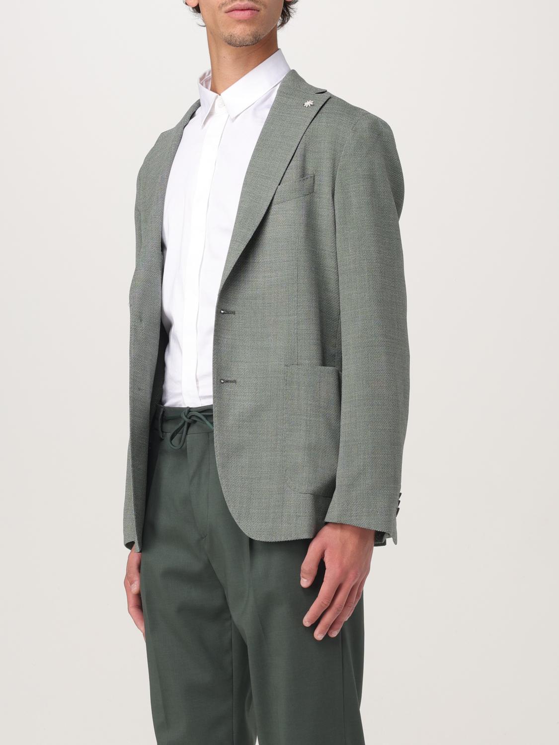 MANUEL RITZ BLAZER: Jacket men Manuel Ritz, Green - Img 3