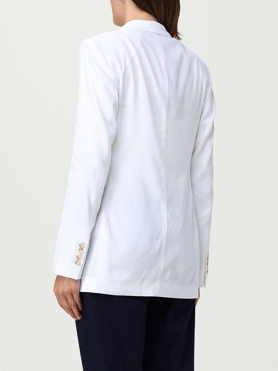 BOSS BLAZER: Blazer doppiopetto Boss in misto viscosa , Bianco - Img 2