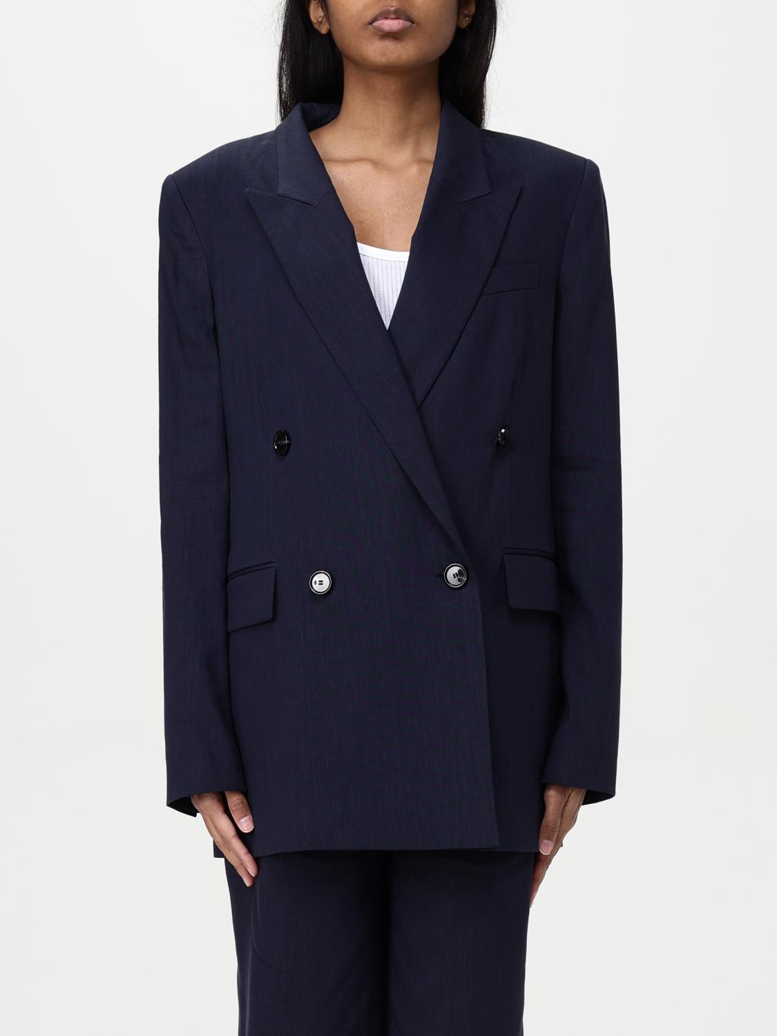 BOSS AMERICANA: Chaqueta mujer Boss, Azul Oscuro - Img 1