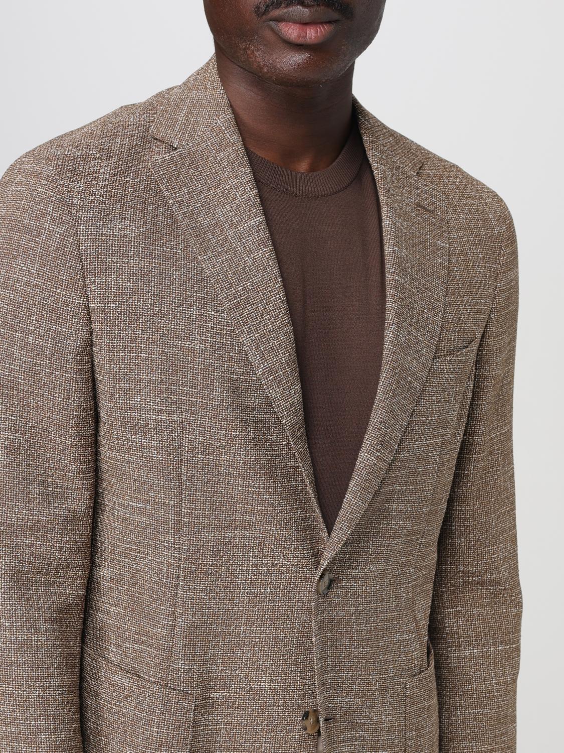 BOSS BLAZER: Jacket men Boss, Brown - Img 4