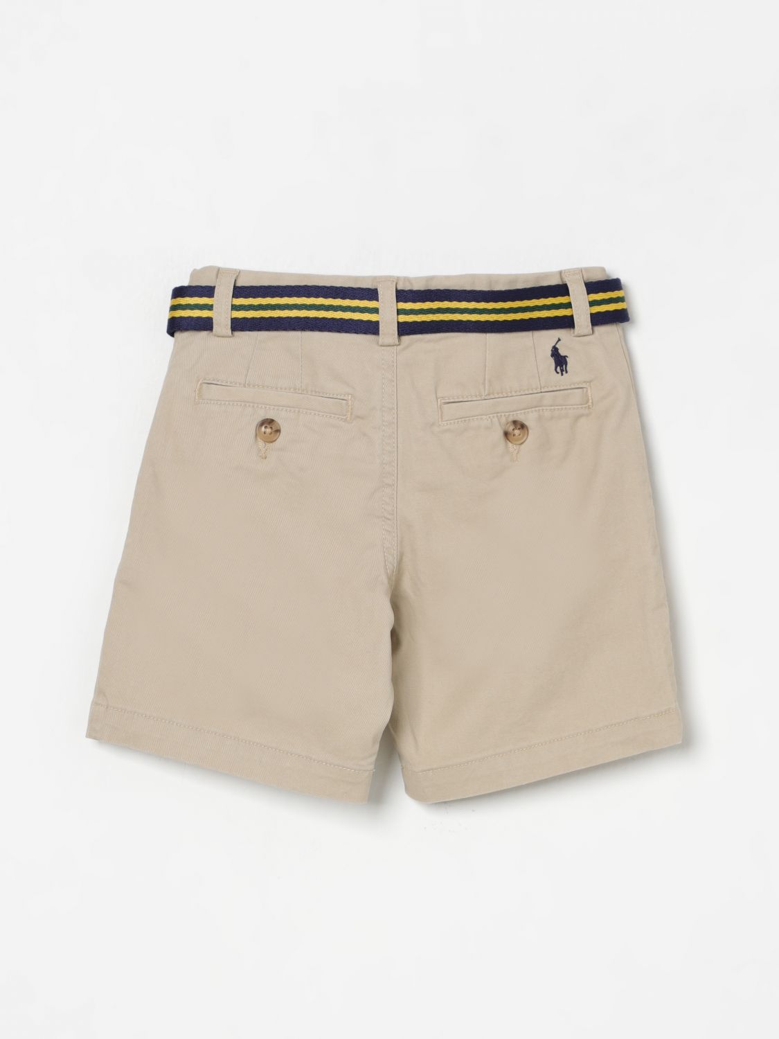 POLO RALPH LAUREN SHORTS: Shorts kids Polo Ralph Lauren, Beige - Img 2