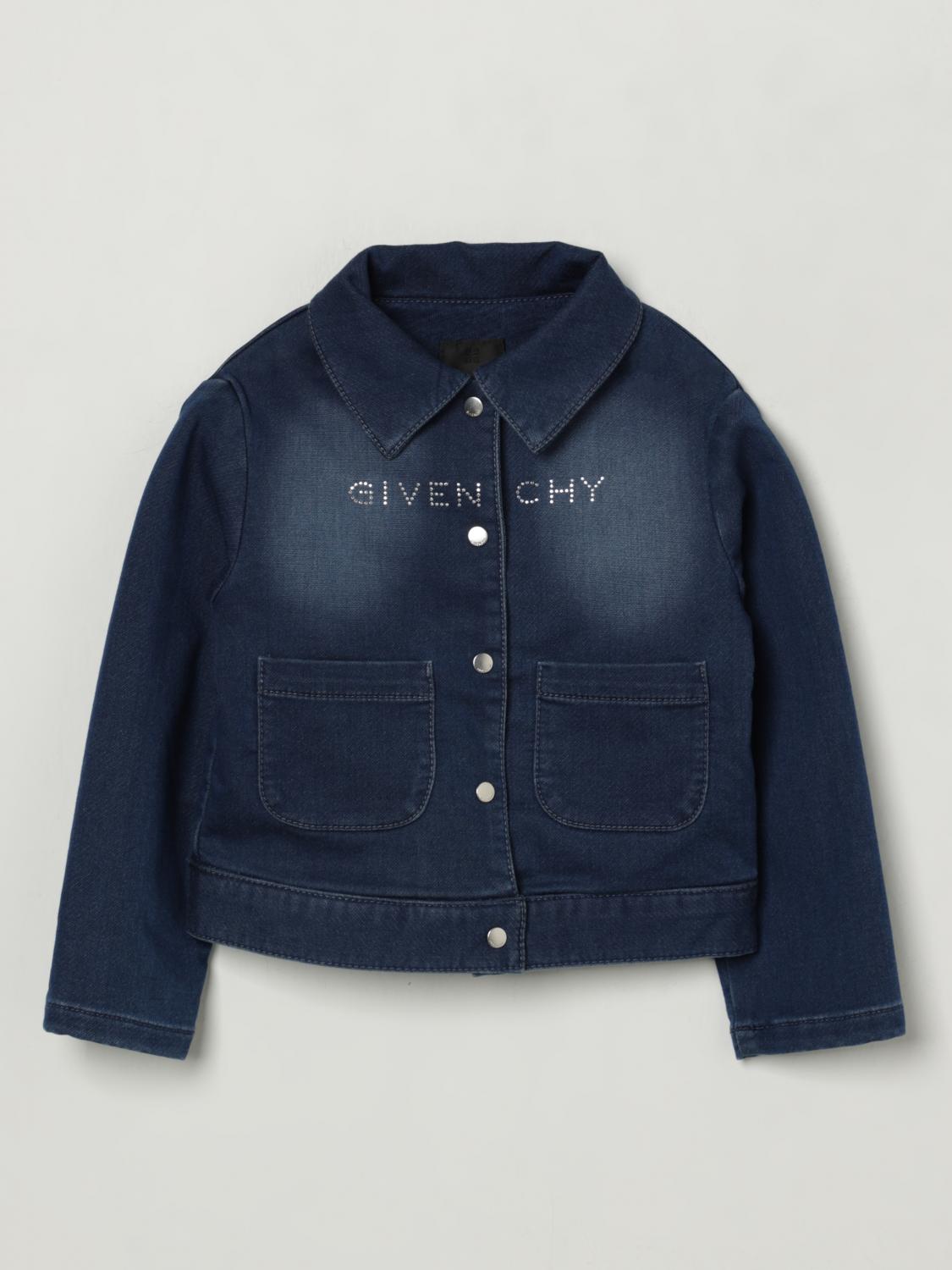 GIVENCHY JACKET: Jacket kids Givenchy, Blue - Img 1