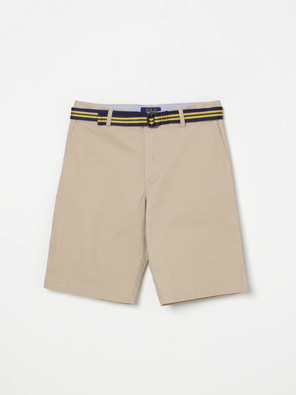 POLO RALPH LAUREN SHORTS: Shorts kids Polo Ralph Lauren, Beige - Img 1