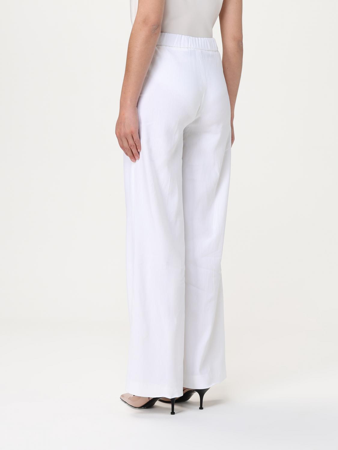 BOSS PANTALONI: Pantalone Boss in lino e cotone , Bianco - Img 2