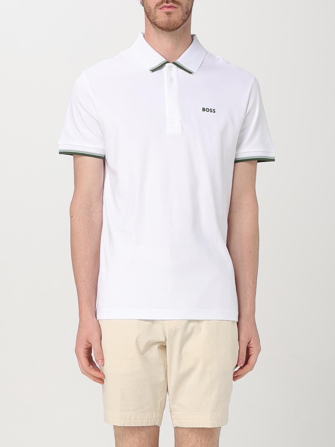 BOSS POLO: Polo herren Boss, Weiß - Img 1