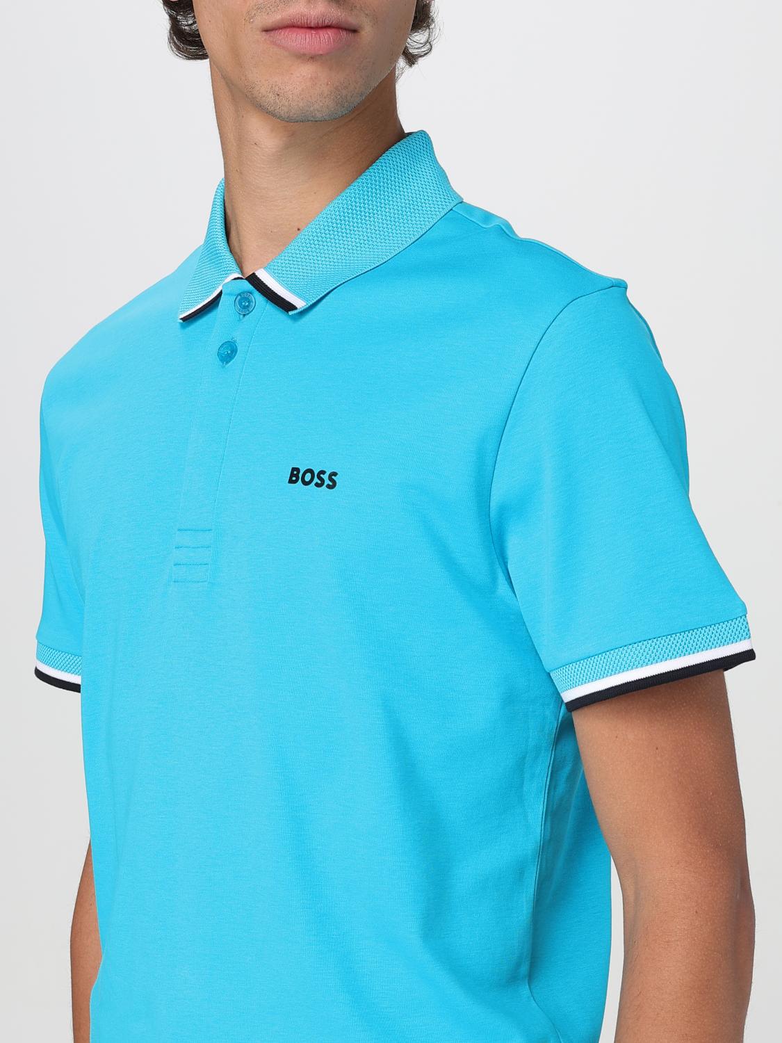 BOSS POLO: Polo herren Boss, Blau - Img 3