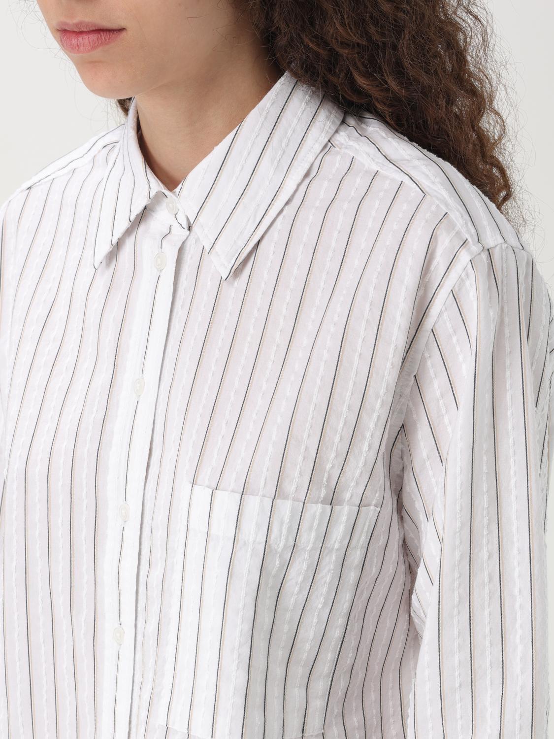 BOSS CAMICIA: Camicia Boss in cotone a righe , Bianco - Img 3