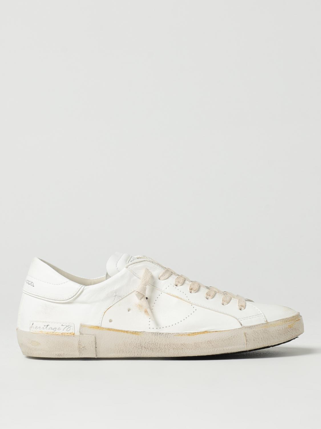 PHILIPPE MODEL SNEAKERS: Sneakers men Philippe Model, White - Img 1