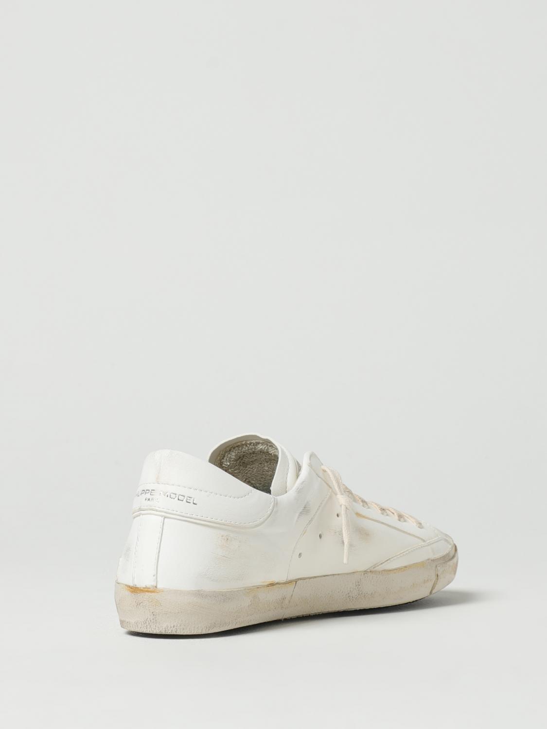 PHILIPPE MODEL SNEAKERS: Sneakers men Philippe Model, White - Img 3