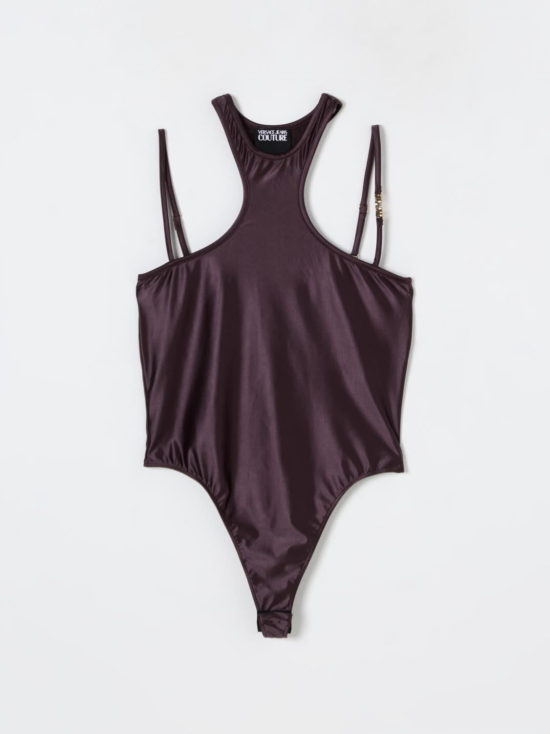 VERSACE JEANS COUTURE TOP: Body mujer Versace Jeans Couture, Marrón - Img 2