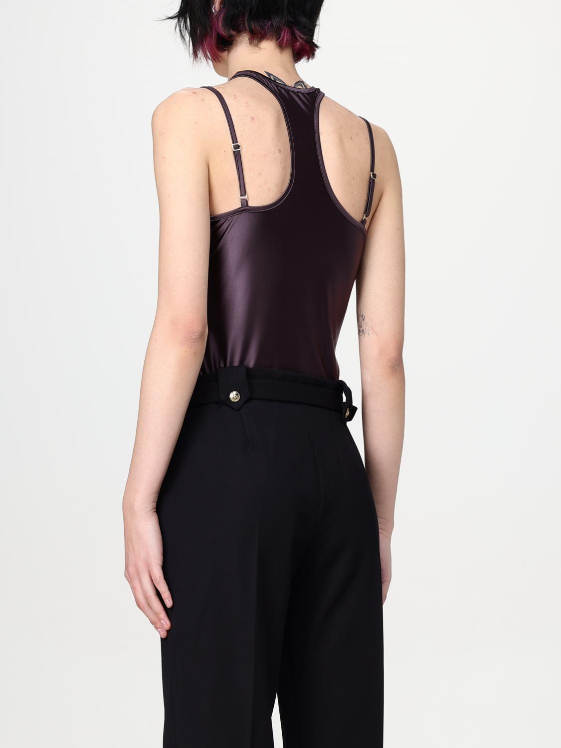 VERSACE JEANS COUTURE TOP: Body mujer Versace Jeans Couture, Marrón - Img 3