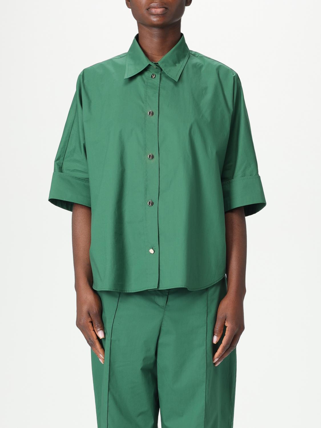 LIU JO CAMICIA: Camicia casual Liu Jo in cotone , Verde - Img 1