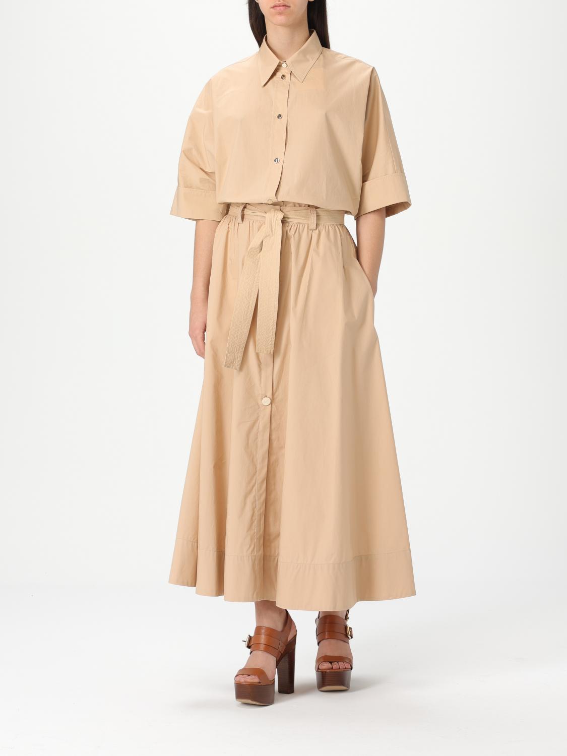 LIU JO CAMICIA: Camicia casual Liu Jo in cotone , Beige - Img 2