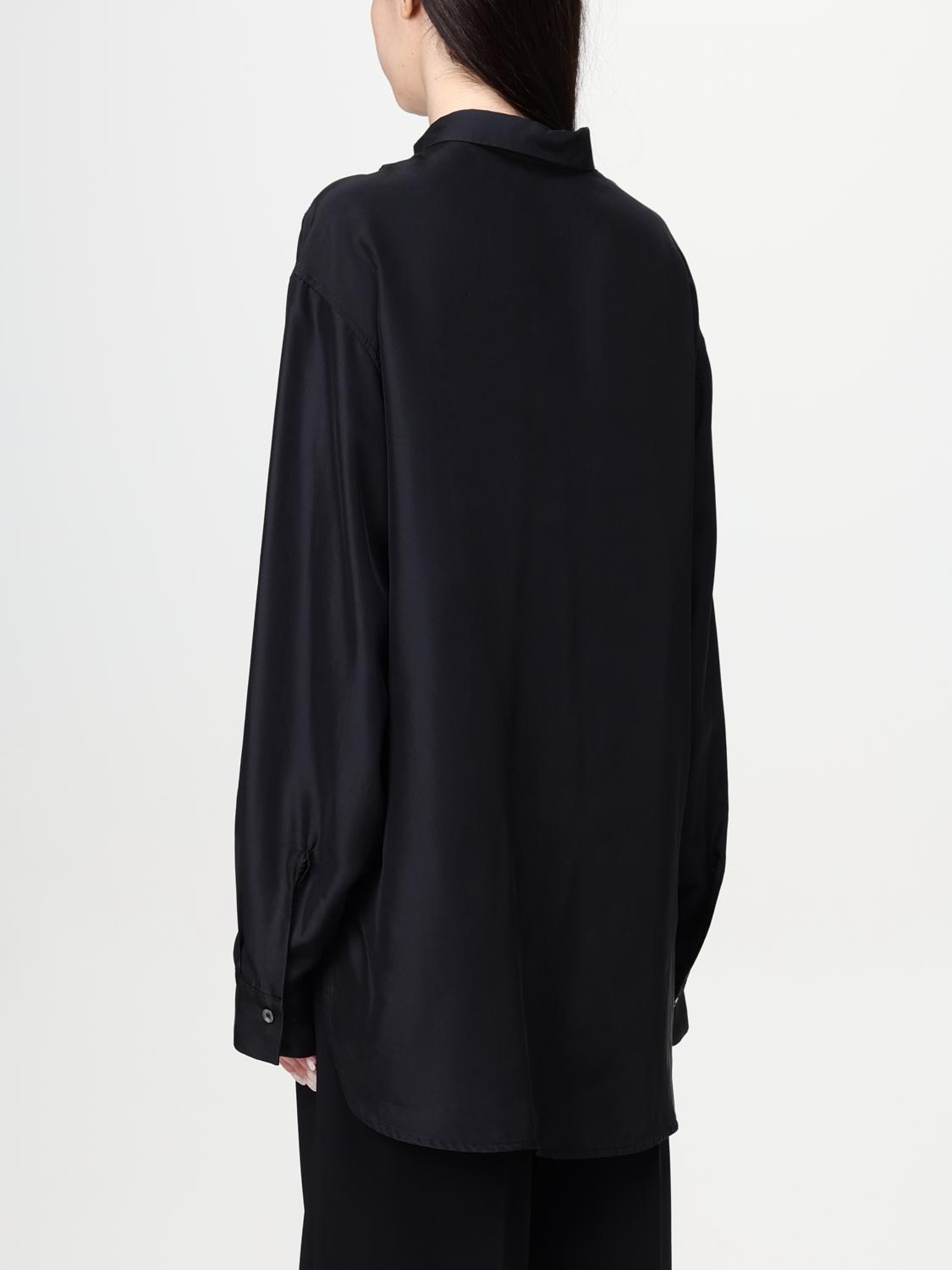 BARENA CAMICIA: Camicia Barena in seta , Nero - Img 2