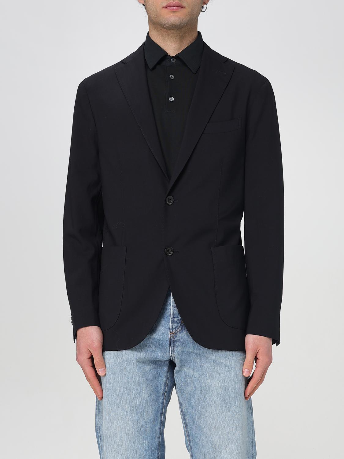 BOGLIOLI BLAZER: Jacket men Boglioli, Black 1 - Img 1