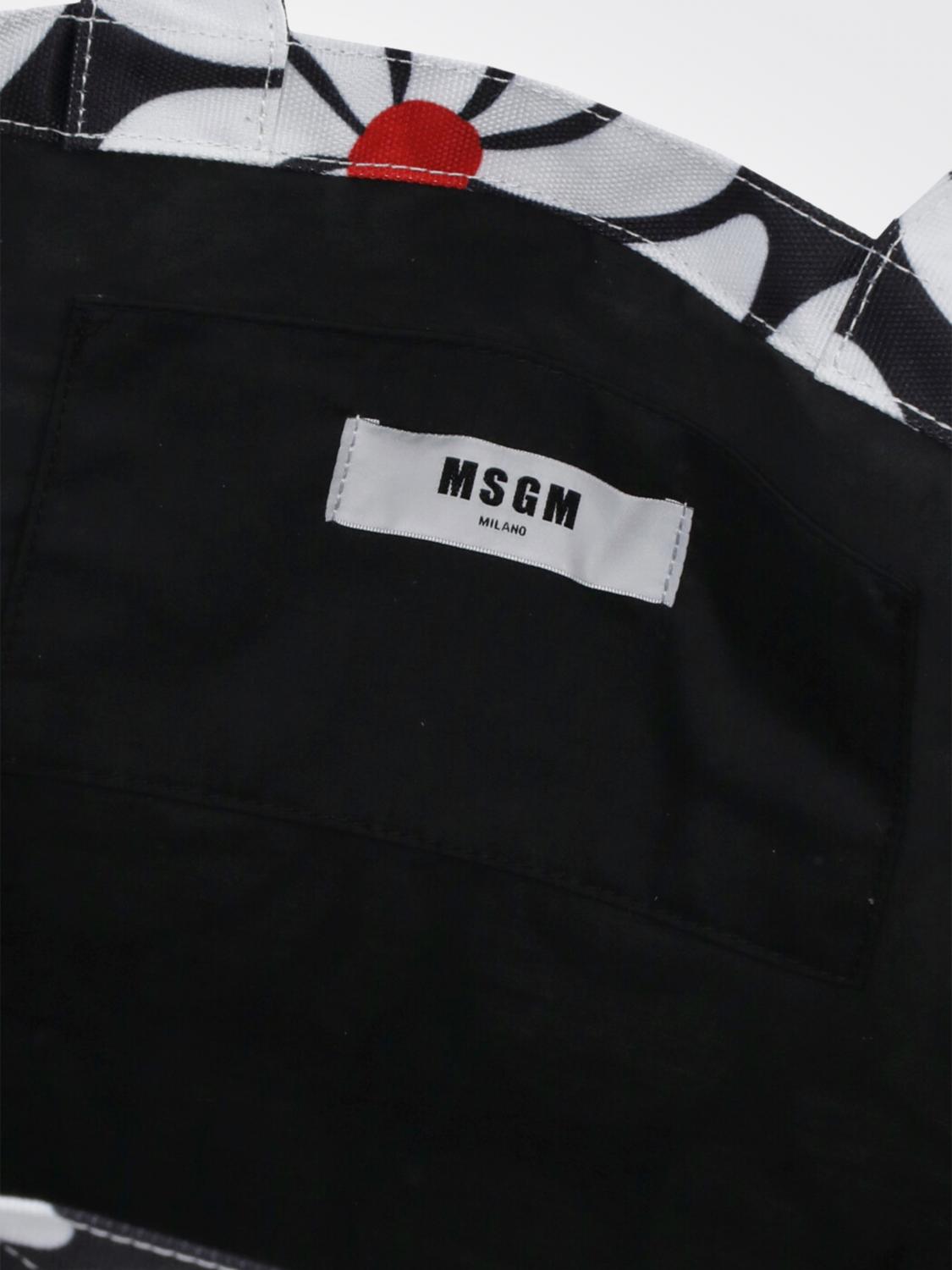 MSGM TOTE BAG: Handbag woman MSGM, Black - Img 4