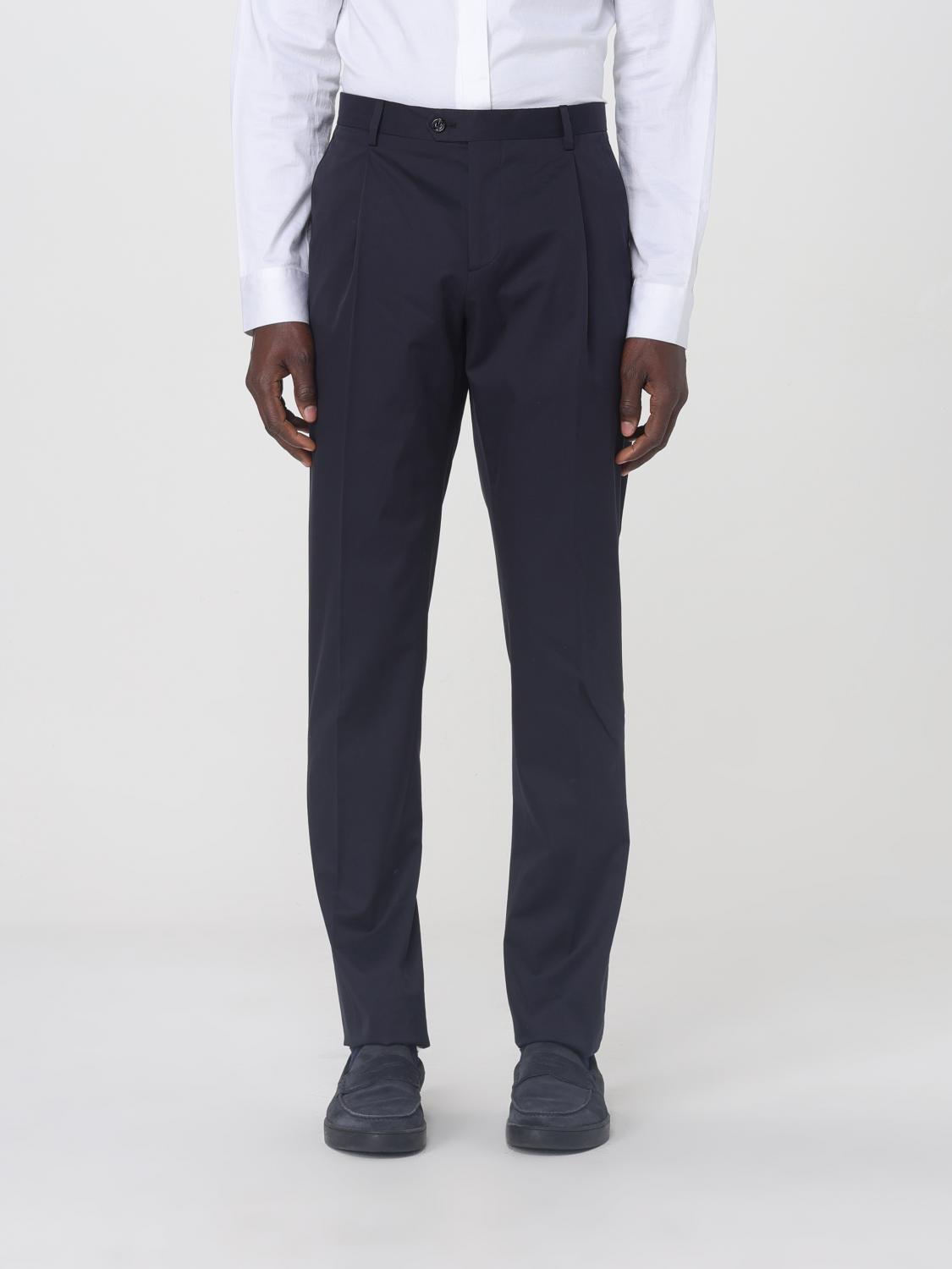 LARDINI 수트: Lardini 싱글 브레스트 코튼 수트, 블루 - Img 6