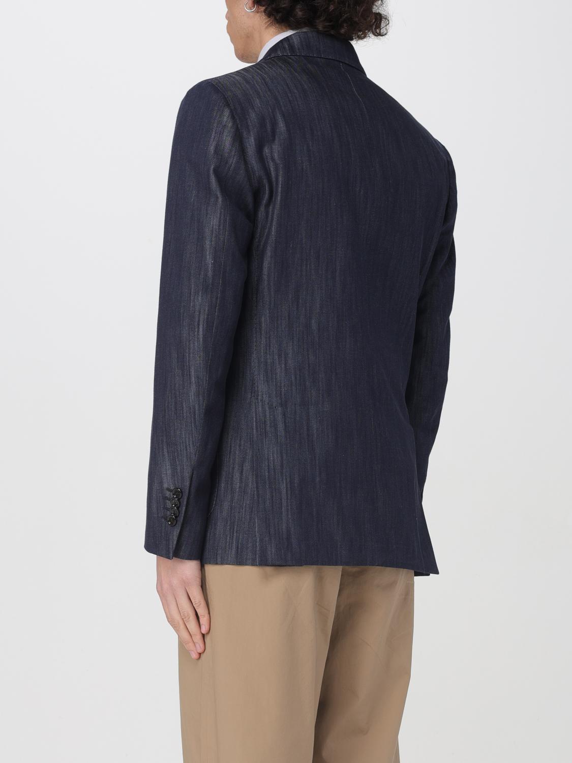 LARDINI 西装外套: 外套 男士 Lardini, 蓝色 - Img 2