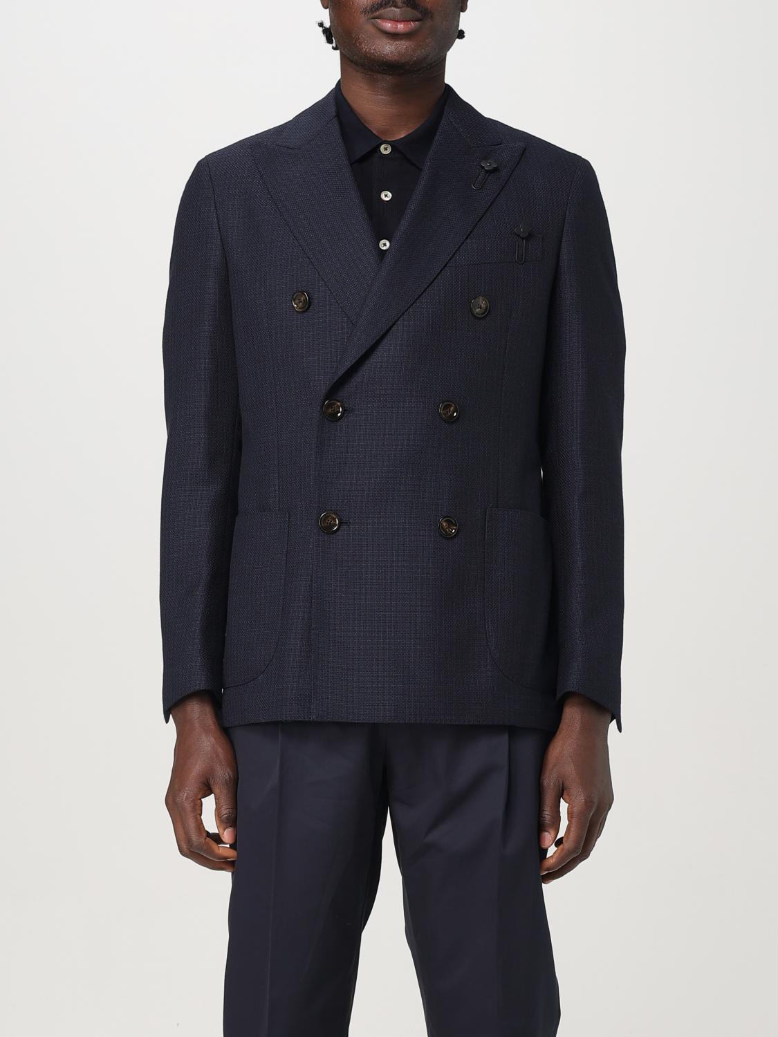 LARDINI BLAZER: Jacket men Lardini, Blue - Img 1