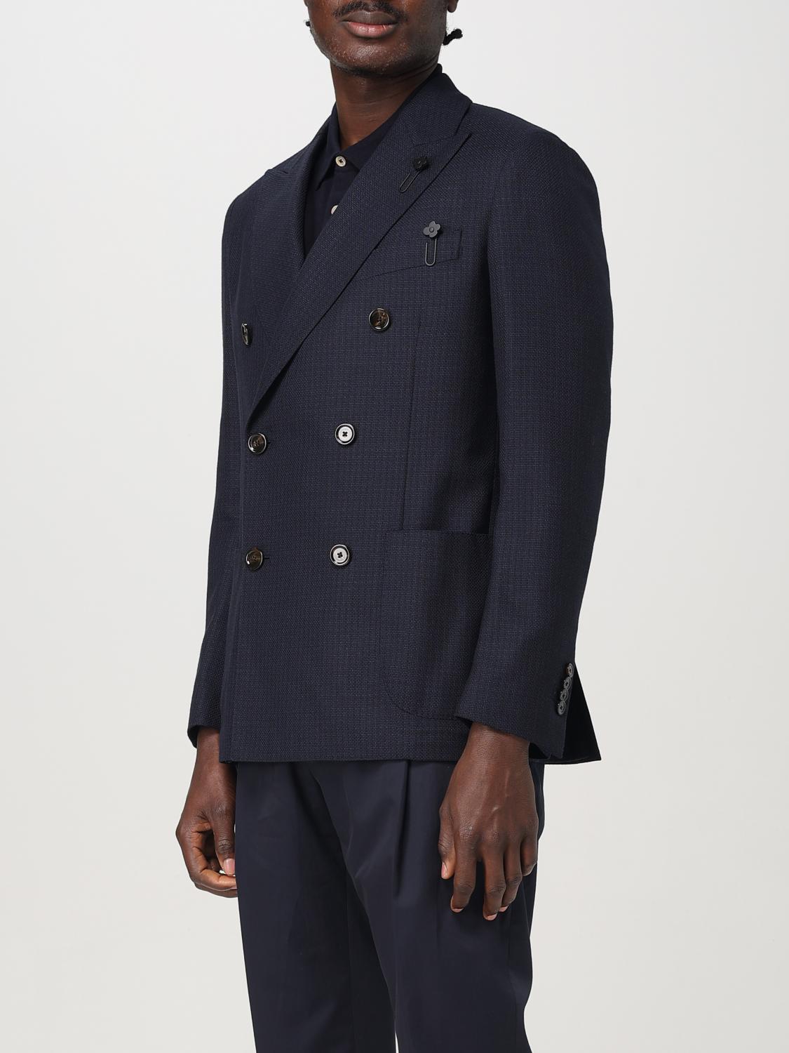 LARDINI BLAZER: Jacket men Lardini, Blue - Img 3