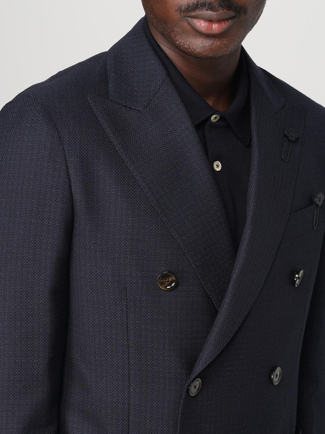 LARDINI BLAZER: Jacket men Lardini, Blue - Img 4
