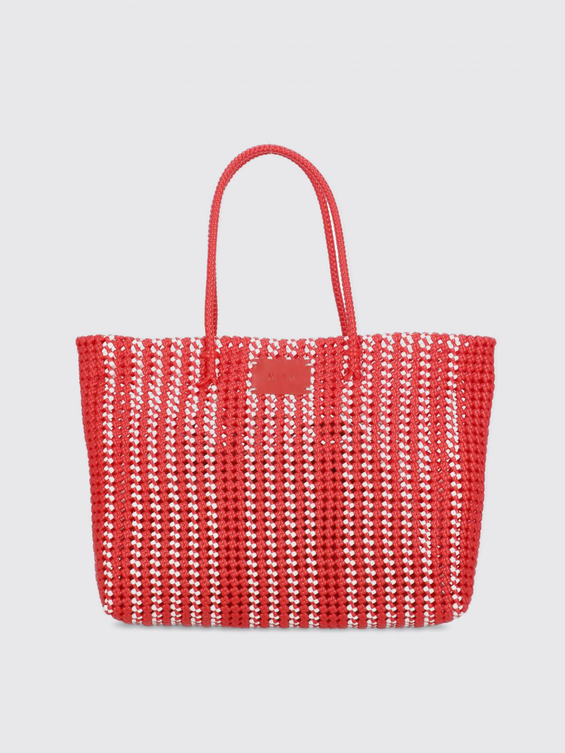 MSGM BOLSO TOTE: Bolso de mano mujer MSGM, Rojo - Img 1