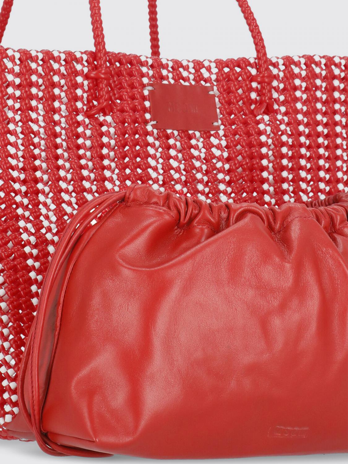 MSGM BOLSO TOTE: Bolso de mano mujer MSGM, Rojo - Img 4