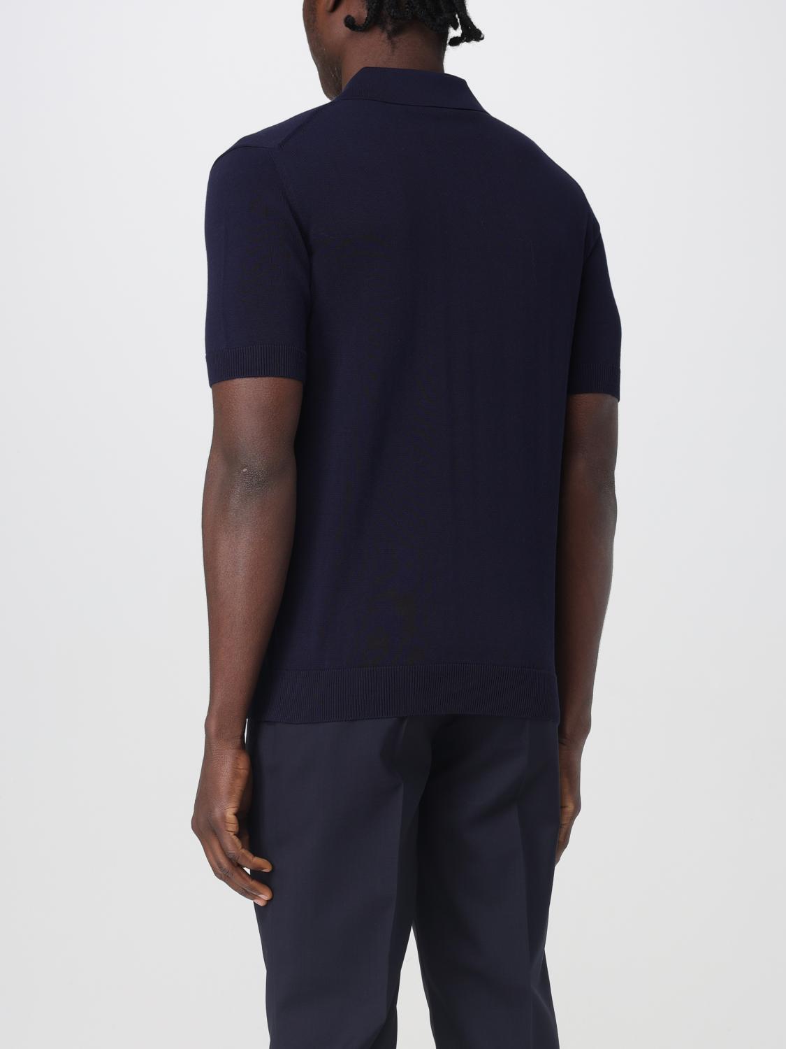 ZANONE POLO: Polo hombre Zanone, Azul Oscuro - Img 2
