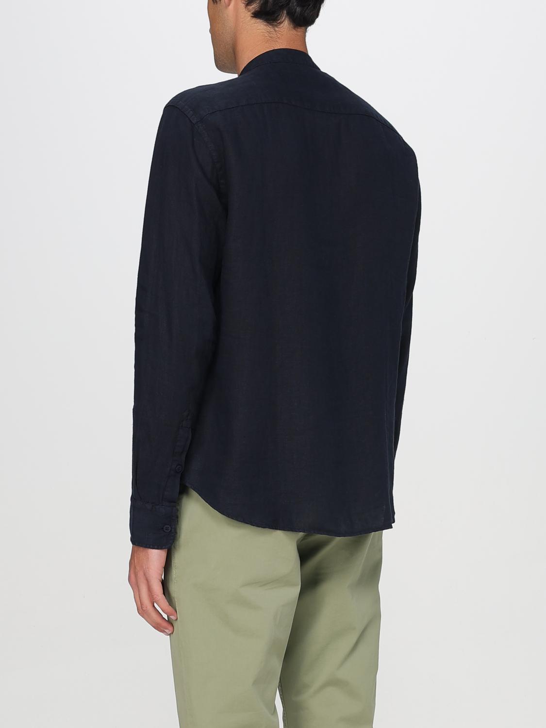 PEUTEREY CAMICIA: Camicia classica Peuterey in lino , Blue - Img 2