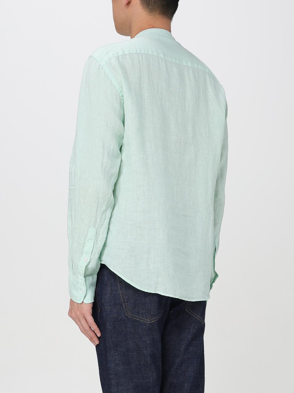 PEUTEREY CAMICIA: Camicia classica Peuterey in lino , Verde - Img 2