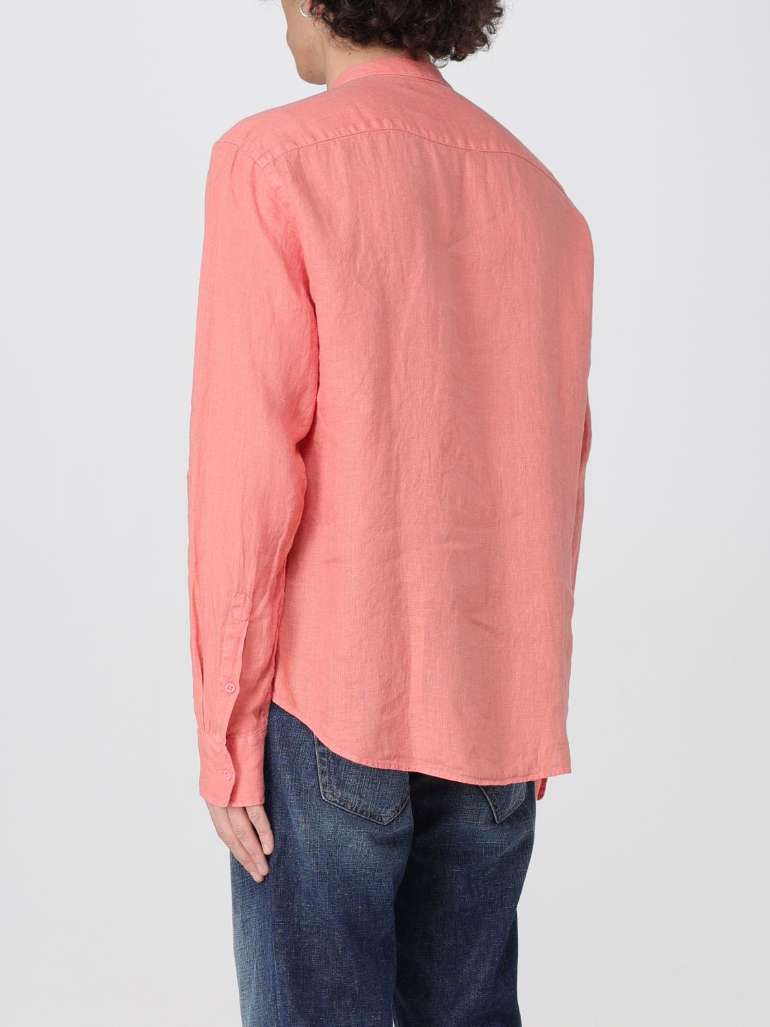 PEUTEREY CAMICIA: Camicia classica Peuterey in lino , Terracotta - Img 2