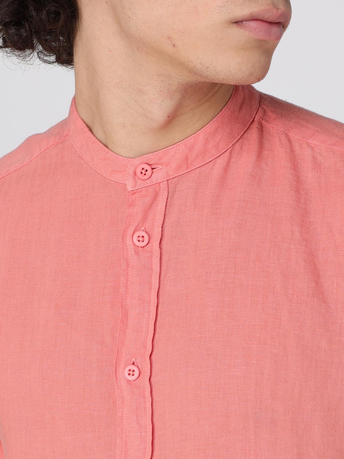 PEUTEREY CAMICIA: Camicia classica Peuterey in lino , Terracotta - Img 3