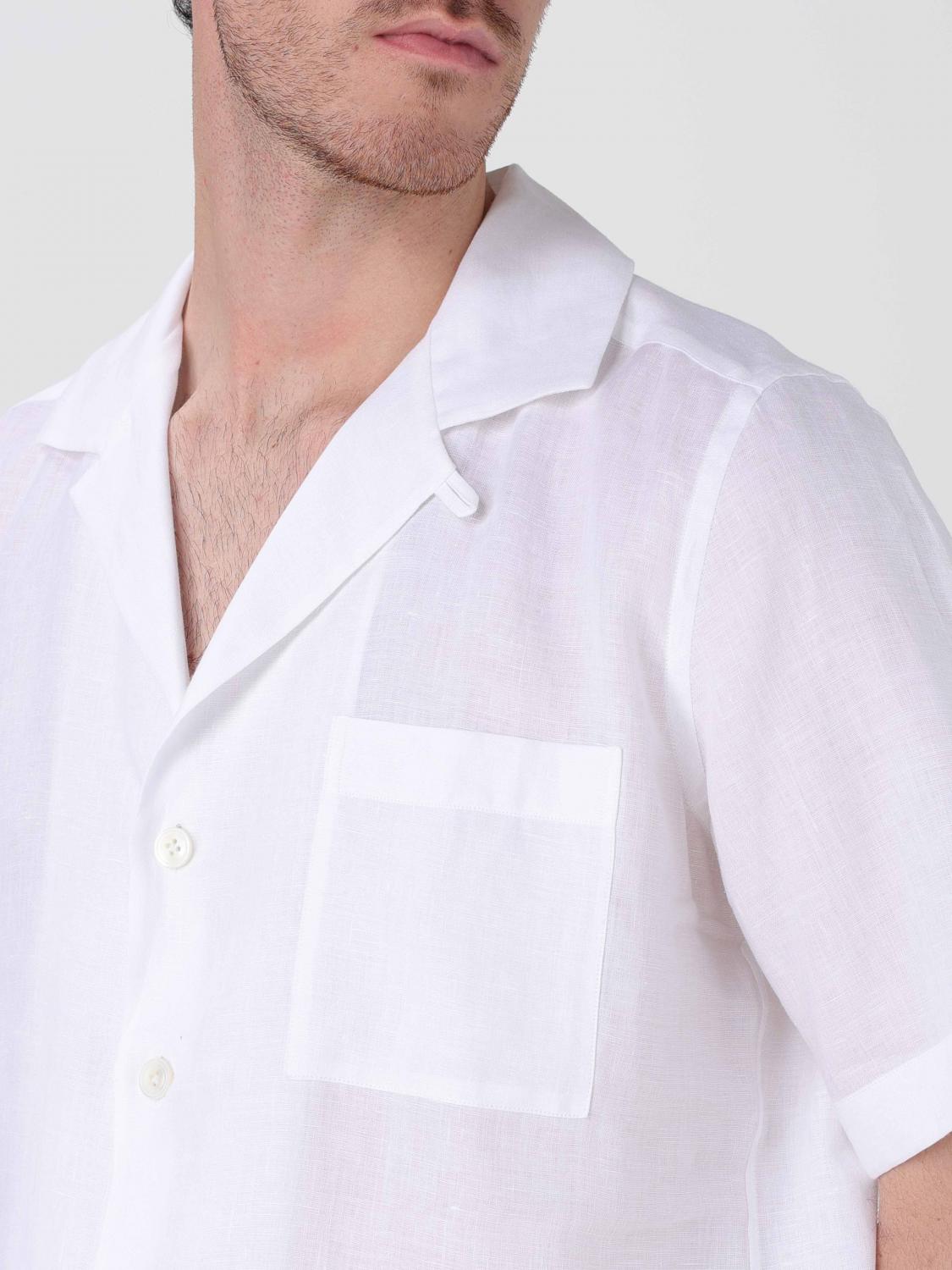 LARDINI CAMICIA: Camicia Lardini in lino , Bianco - Img 3