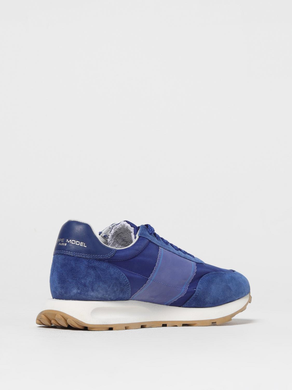 PHILIPPE MODEL SNEAKERS: Sneakers men Philippe Model, Gnawed Blue - Img 3