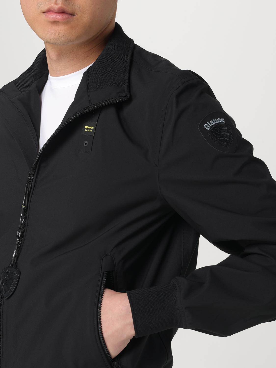 BLAUER JACKET: Jacket men Blauer, Black - Img 4